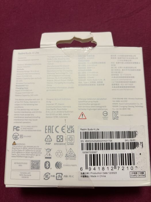 Vand casti Redmi Buds 4 Lite