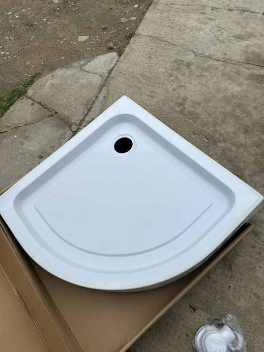 Cadita dus semirotunda 80x80x15