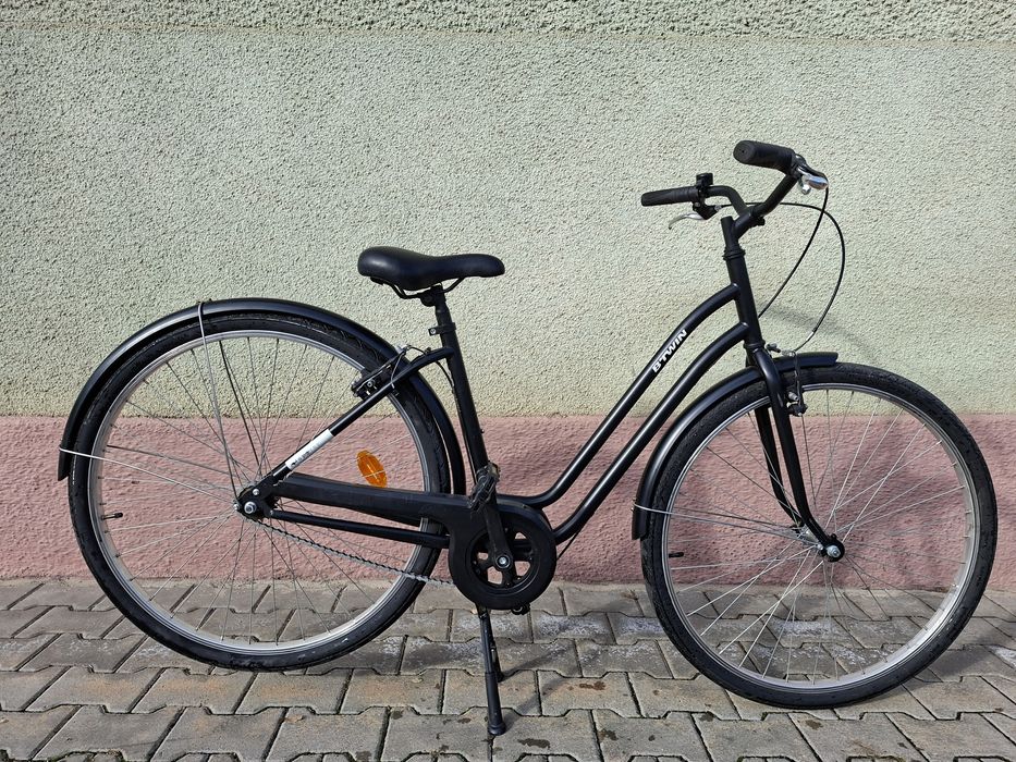 Bicicleta dama B'twin  single-speed, roti 28