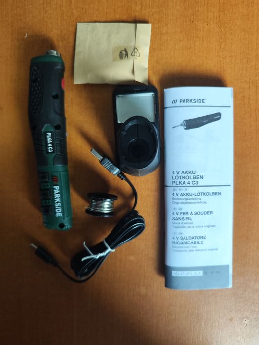 Pistol de lipit cu acumulator parkside PLKA 4 C3