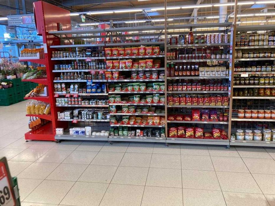 Rafturi neutre magazin alimentar si supermarket - diverse utilizari