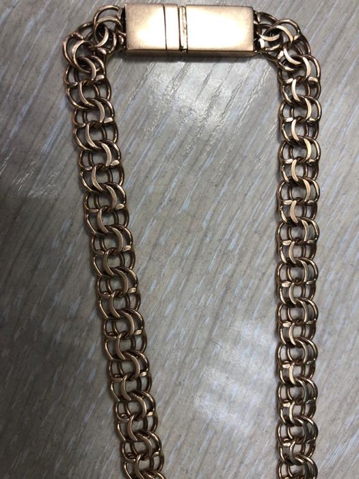 Продам золотую цепь бисмарк