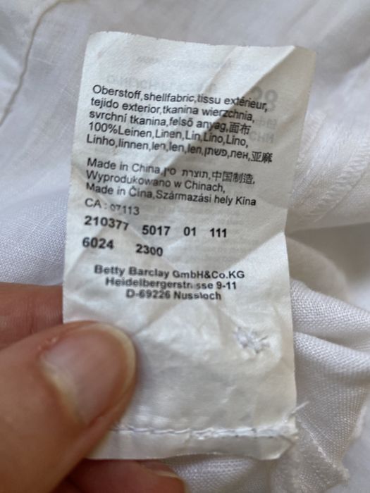 Cămașă lungă 100% in , betty barclay