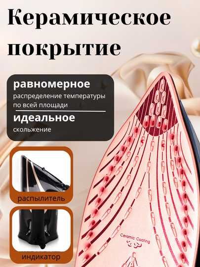 Утюг паровой с керамическим покрытием