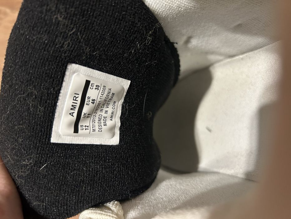 Кроссовки бренда AMIRI