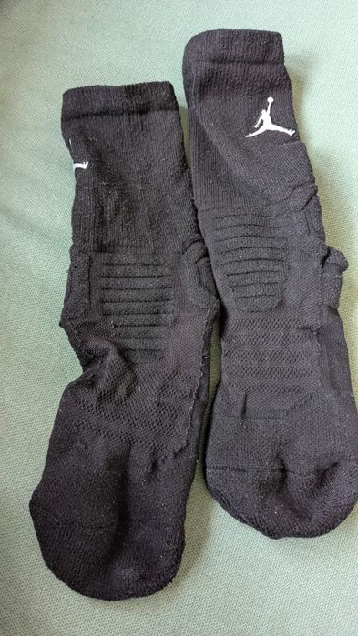 Чорапи Nike - Jordan Flight Crew, черни