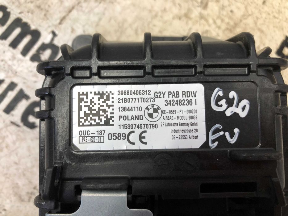 Airbag cortina lateral pasager BMW seria 3 G20 G21