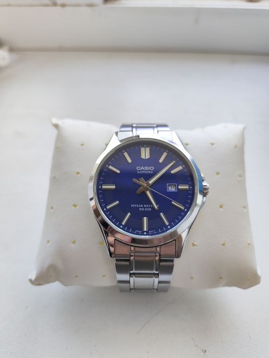 Часы Касио сапфир стекло MTS-100D-2AVDF