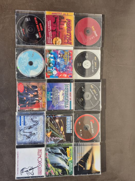 Vând 15 CD jazz,Blues,Soul, muzica  mixta Artiști celebrii