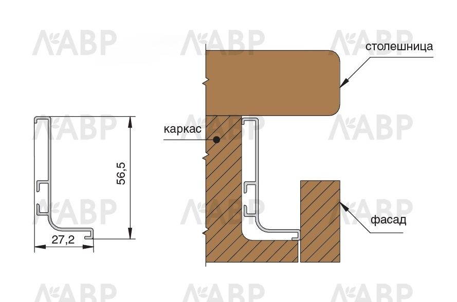 Ручка Gola черная 3метра