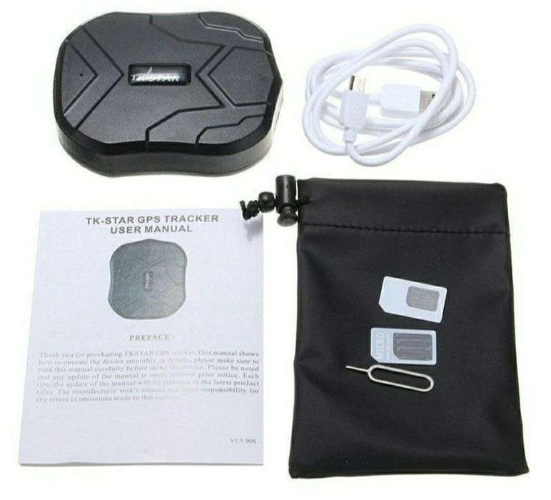 Трекер ЖПС GPS TKstar для отслеживания лошадей баранов коров авто и тд ...