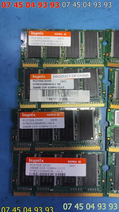 module ram laptop DDR 1 si module SDRAM netestate