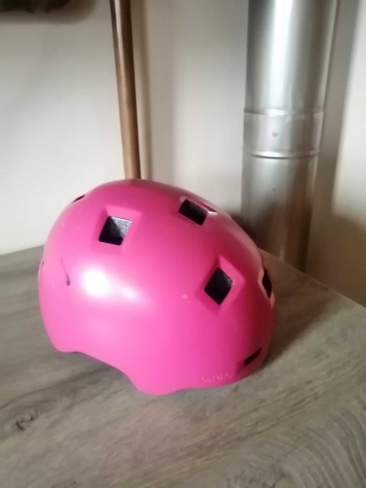 Детска каска за момиче, Розова, oxelo