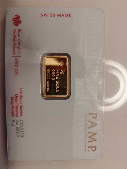 5 гр Златно ключе PAMP Statue of Liberty или American Buffalo