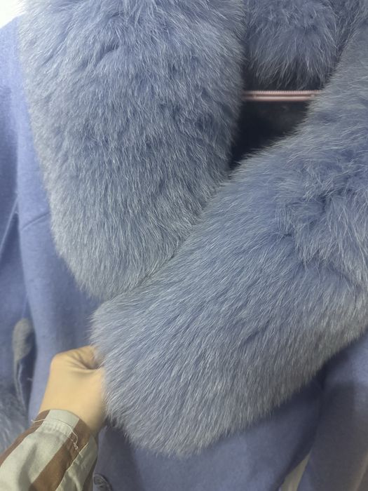 Palton alpaca blana naturala