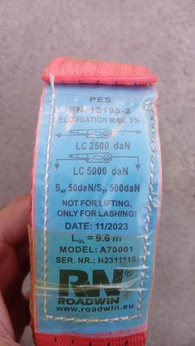 Стяжные ремни с трещеткой