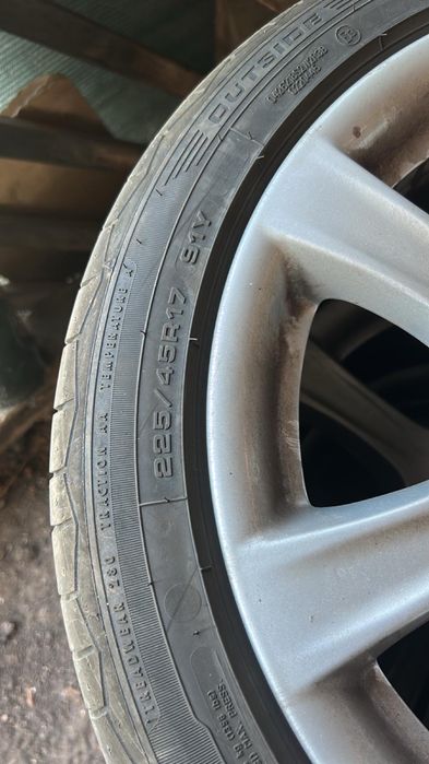Vand 4  jante +Anvelope vara 225/45/17