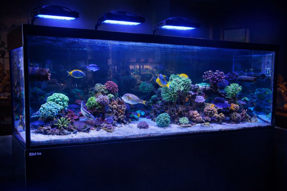 продавам морски аквариум