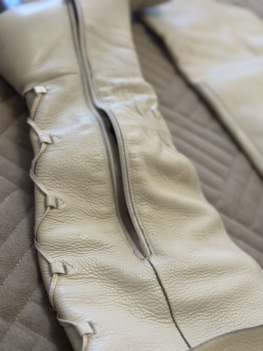 Сапоги 38 р кожа