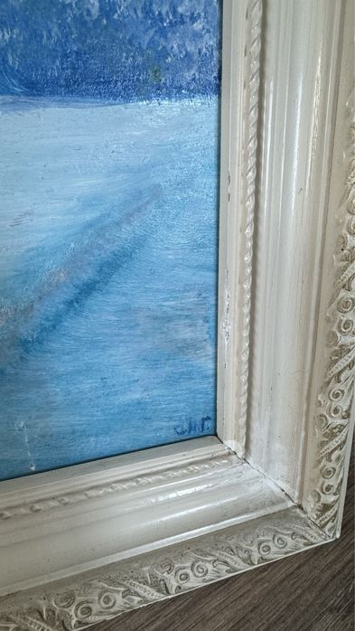 Зимна картина неизвестен художник