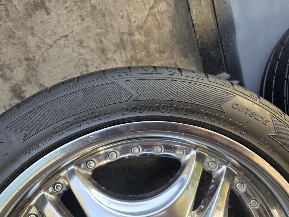 Диски с летней резиной на мерседес