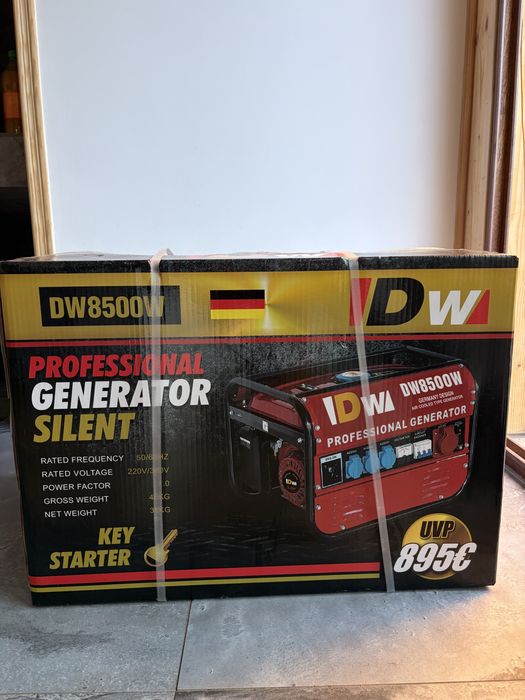 Бензинов генератор IDW DW8500W- професионален