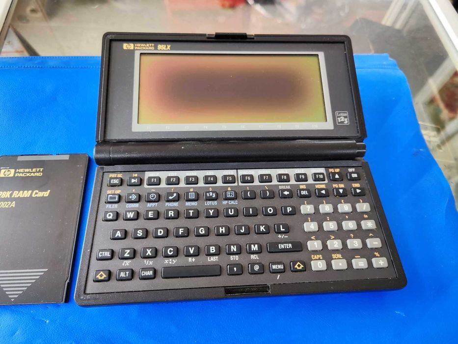 Hewlett Packard HP 95LX Palmtop PC Lotus 1-2-3 F1002A 128K RAM Card