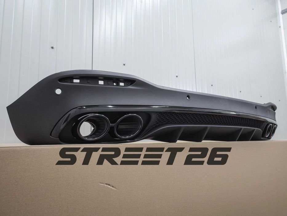 Difuzor Bara Spate GLE53 AMG Mercedes GLE W167 V167 SUV (2019-2025) Full Black