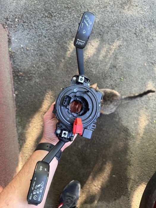 Kit manete Cruise Control+ spira airbag+ capac coloana volan Skoda/ VW