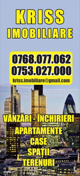 Apartament 3 Camere SEMICENTRAL Conf. 1 Etaj 1 Mobilat Utilat Complet