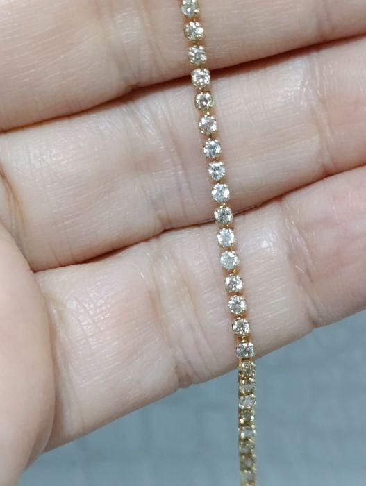 Теннисный браслет с бриллиантами