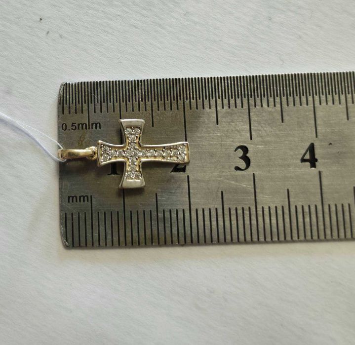 Златна висулка(кръст) 0.72гр.