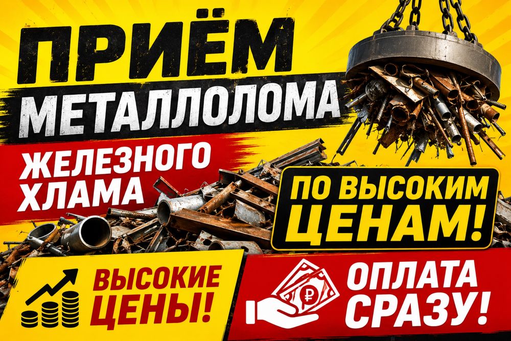 Приём металлолома самовывоз