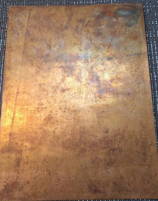 Placă icoană gravată chimic în tombac – 20×15cm, grosime 1.2 mm