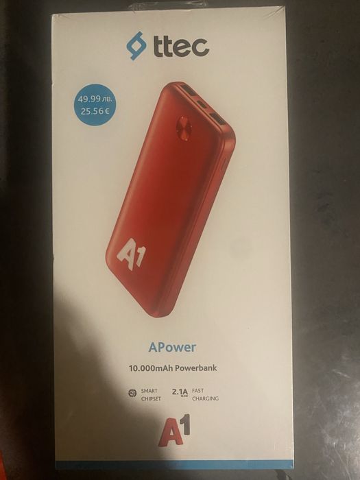 Преносима батерия ttec 10 000mAh