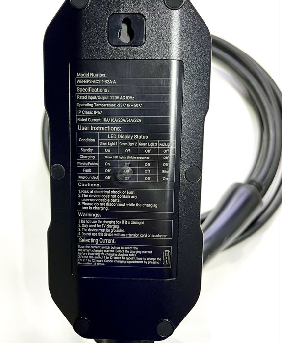 Зарядка для электромобиля 7 квт 32A зарядчик 7 квт byd vw bmw