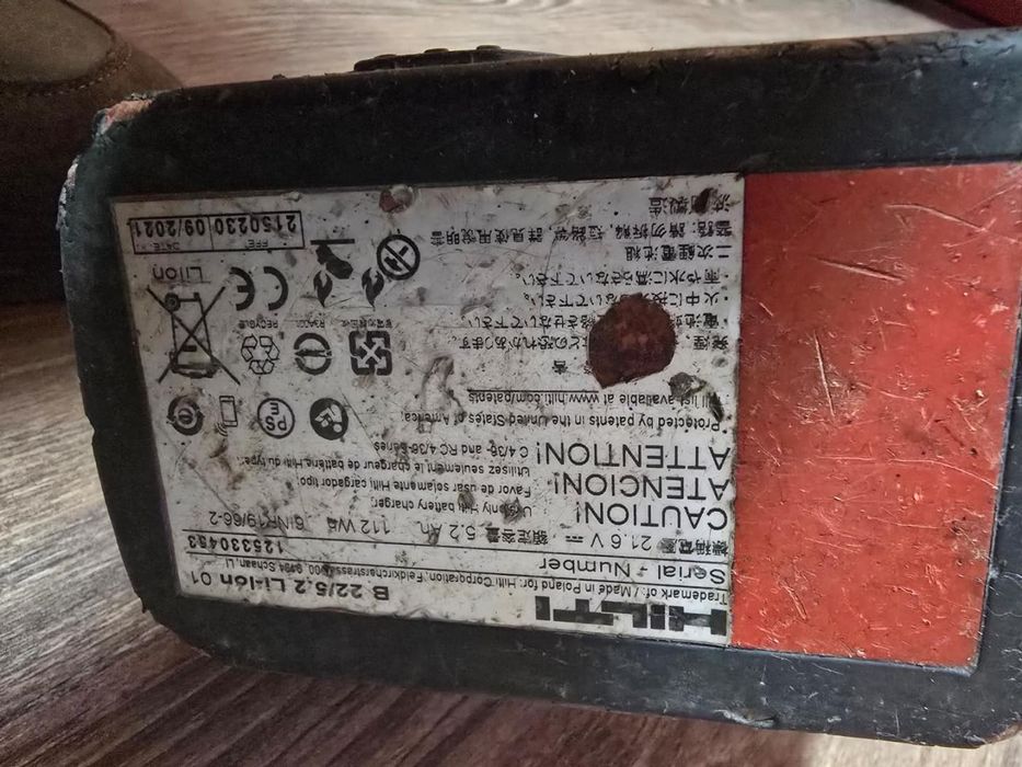 Polizor unghiular Hilti pe acumulator AG 125-A22 -P-