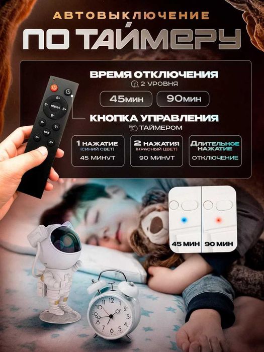 ПОДАРКА Космонавт Ночник | Проектор Звездного Неба | Светильник