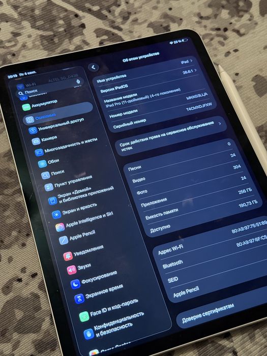 ipad pro 11, 256гб