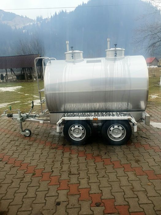 Vând cisternă remorcă 1000 litri lichide lapte vin carburant ferma