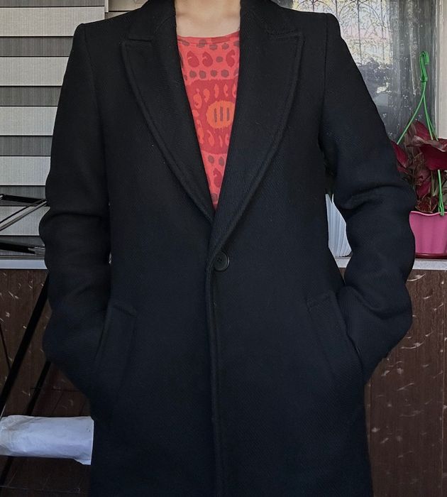 Зимнее пальто Zara. Шерсть