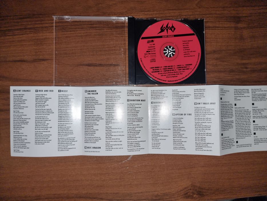 Sodom - agent orange 1989 cd