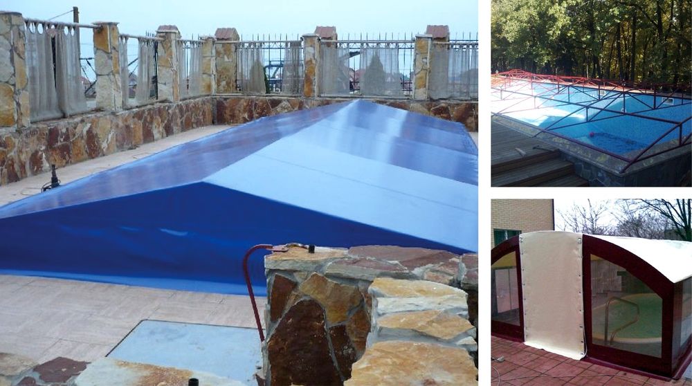 Укрытие для бассейнов и фонтанов