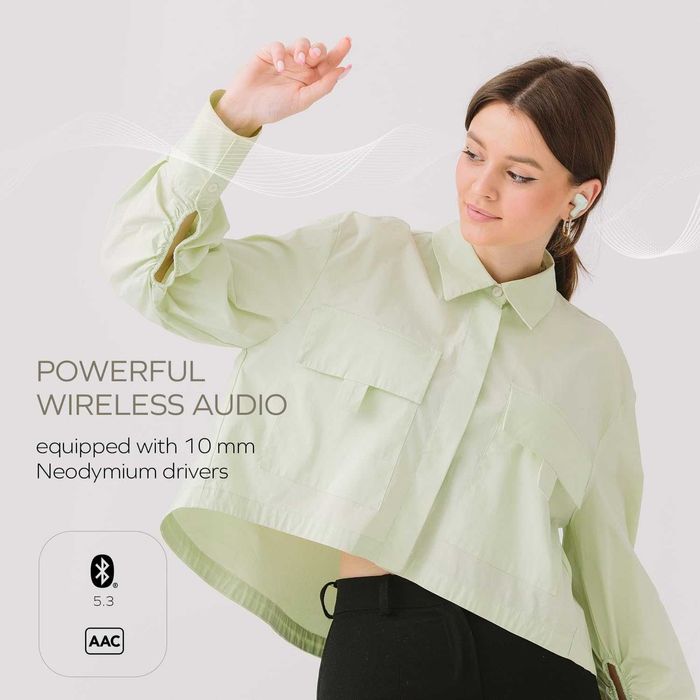 CREATIVE Zen Air SXFI леки, истински безжични, устойчиви на изпотяване