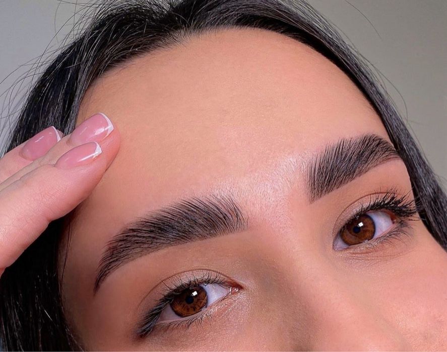 Коррекция, окрашивание и ламинирование бровей, ламинирование ресниц