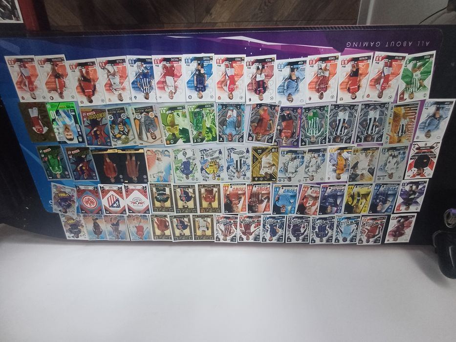 Colecție Match Attax 2023/24 – 170+ carduri, stare impecabilă