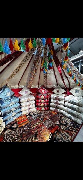 Юрта казахская половина юрты