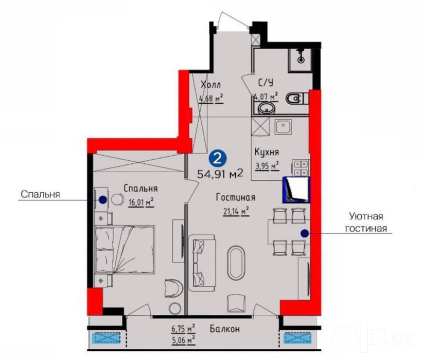 Продается 2/22/26 ЖК NRG U TOWER Дружба народов