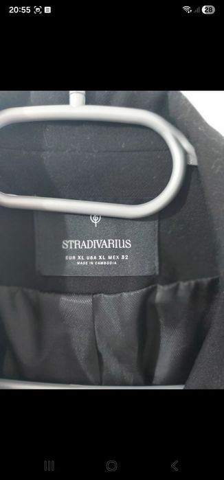 Sacou negru damă XL