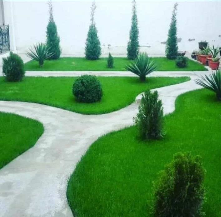 Поссев  бренд  газоны Готовые рулонные газоны Автопалив поливная систе